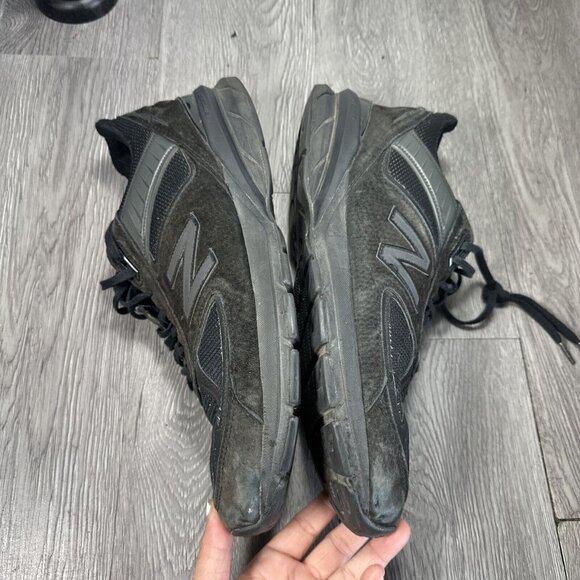NEW BALANCE 990v5 Shoes Men Size 13 Black Suede Running Sneaker Athletic M990BB5 main image 5